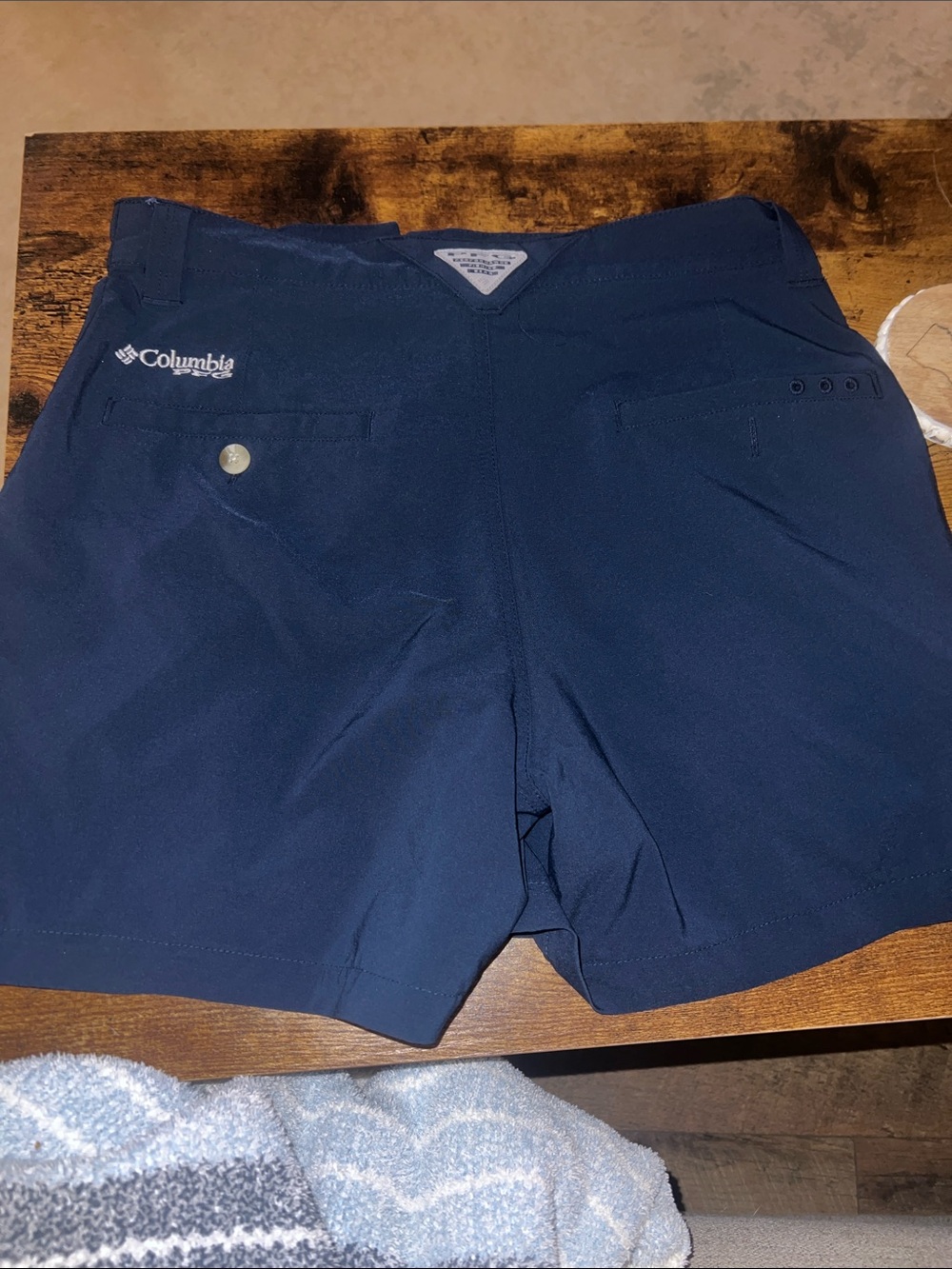 Columbia Men's Navy Athletic Shorts - Lightweight Performance